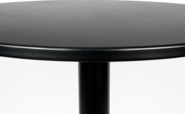 Černý bistro stůl ZUIVER METSU 76 cm