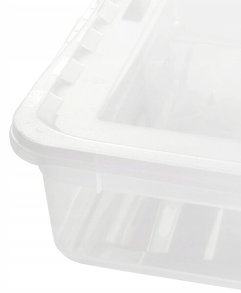 Keeeper Sada úložných boxů s víkem BEA Clearbox (3 x 1,7L, 2 x 5,5L, 3 x 18L), 39 x 33,5 x 25 cm