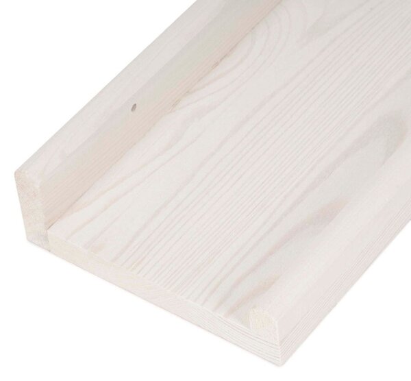 Police na zeď 40x15 cm 2ks SPRINGOS WF0013 bílé