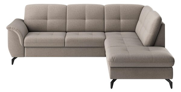 ROHOVÁ SEDAČKA, textil, šedohnědá Sit & More - Sedací soupravy, Online Only