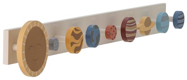 Barevný lakovaný nástěnný věšák Bloomingville Space 55 cm