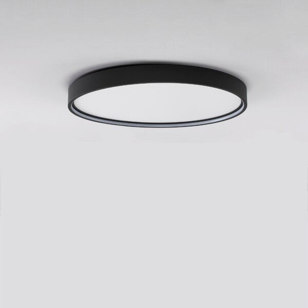 Černé stropní LED světlo Nova Luce Olaf 60 cm