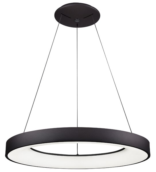 Černé závěsné LED světlo Nova Luce Rando Smart 60 cm