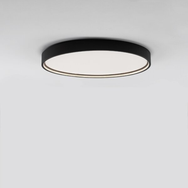 Černé stropní LED světlo Nova Luce Olaf 60 cm