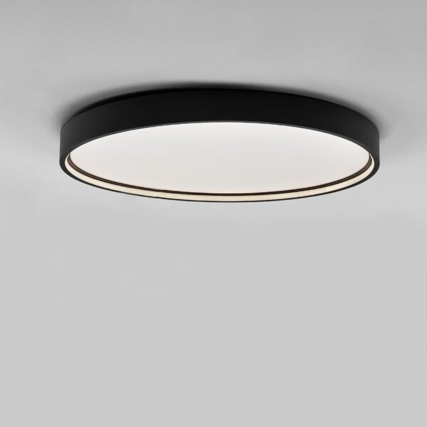 Černé stropní LED světlo Nova Luce Olaf 60 cm