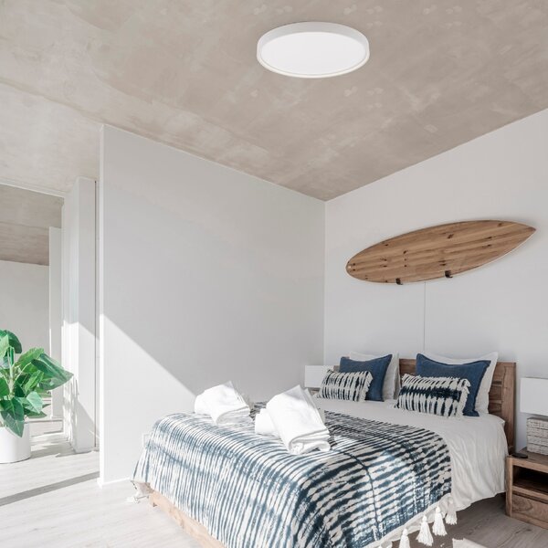 Bílé stropní LED světlo Nova Luce Olaf 60 cm