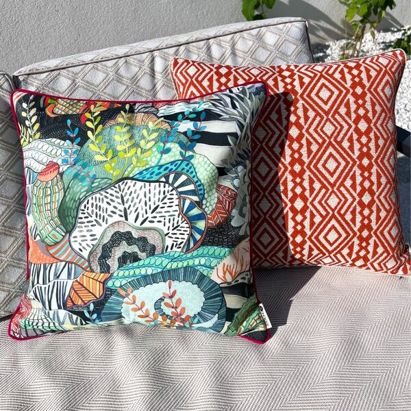BOHOLOGY Set dvou venkovních povlaků na polštář Marine Aztec V