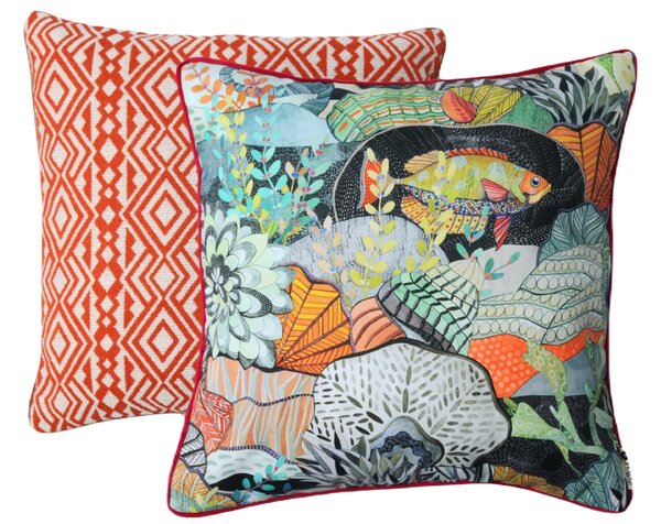 BOHOLOGY Set dvou venkovních povlaků na polštář Marine Aztec V
