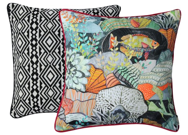 BOHOLOGY Set dvou venkovních povlaků na polštář Marine Aztec IV