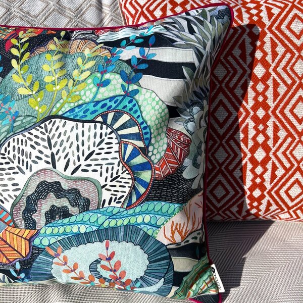 BOHOLOGY Set dvou venkovních povlaků na polštář Marine Aztec V