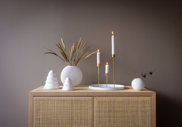 COOEE Design Svícen Candlestick Brass - 13 cm CED378
