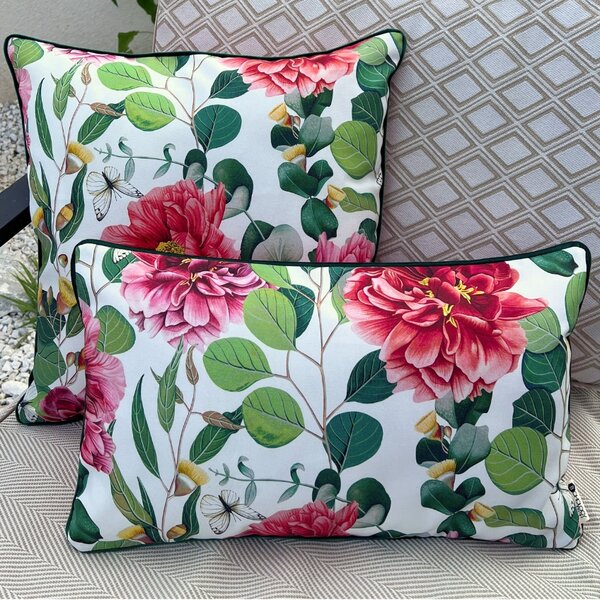 BOHOLOGY Set dvou venkovních povlaků na polštář Flora