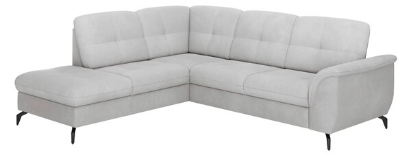 ROHOVÁ SEDAČKA, textil, barvy stříbra Sit & More - Sedací soupravy, Online Only
