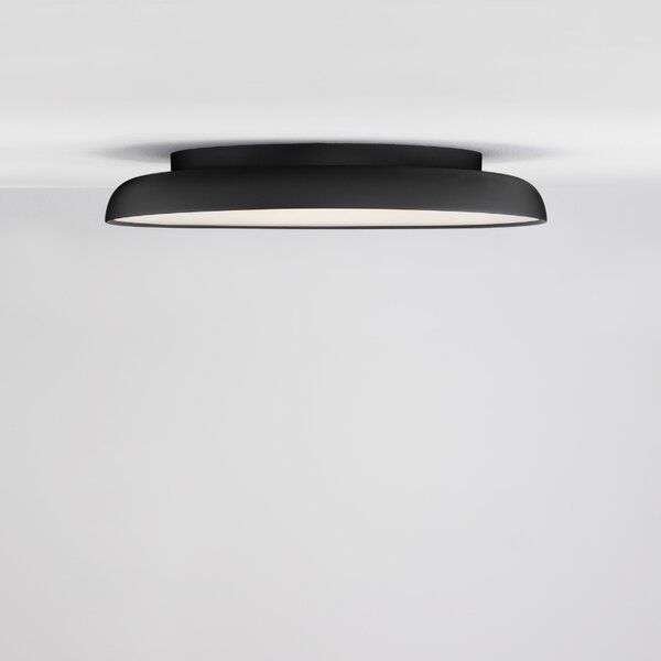 Černé kovové stropní LED světlo Nova Luce Linus 60 cm
