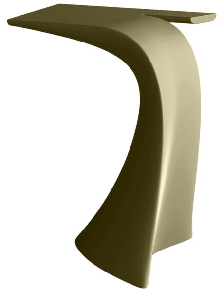 VONDOM Matně khaki zelený plastový barový stůl WING 76 x 50 cm