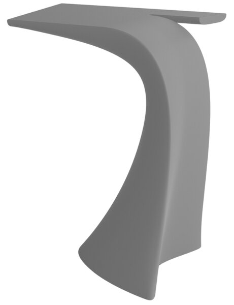 VONDOM Matně šedý plastový barový stůl WING 76 x 50 cm