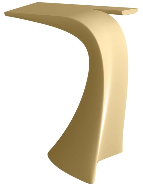 VONDOM Matně béžový plastový barový stůl WING 76 x 50 cm