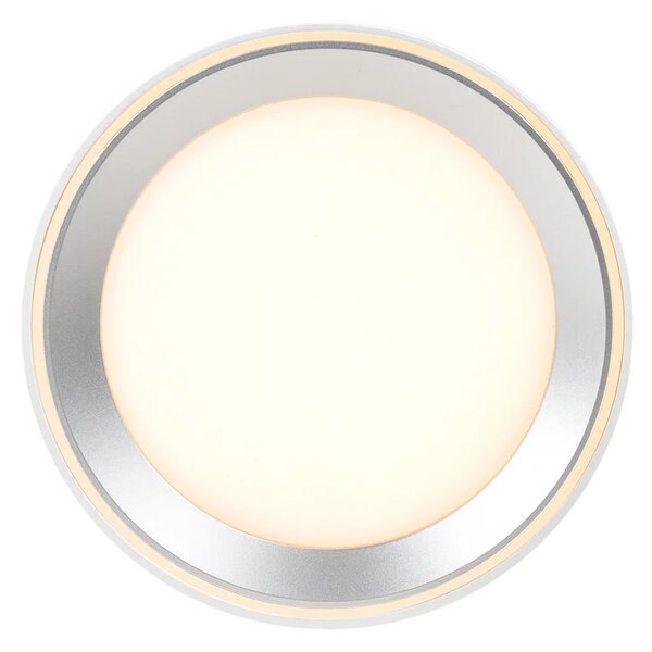 NORDLUX Landon Smart stropní LED svítidlo IP44 Varianta: Ø 125 x 140 mm, 8 W, LED, 700 lm, černá