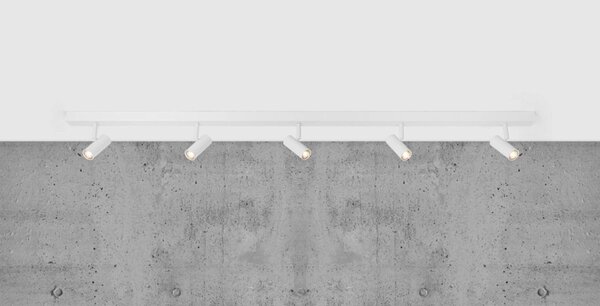 Stmívatelné LED spoty na liště NORDLUX Omari Varianta: 120 x 35 x 1180 mm, 5 x 3,2 W, LED, černá