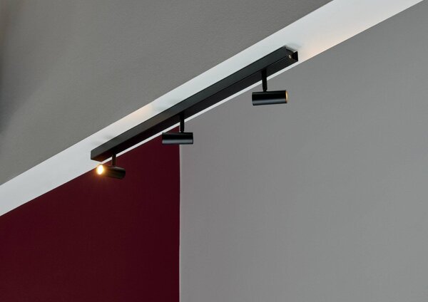 Stmívatelné LED spoty na liště NORDLUX Omari Varianta: 120 x 35 x 1180 mm, 5 x 3,2 W, LED, černá