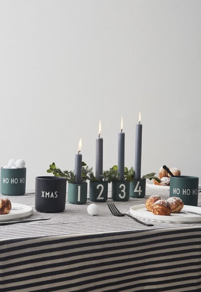 Design Letters Sada držáků svíček pro espresso hrníčky - 4 ks DL182