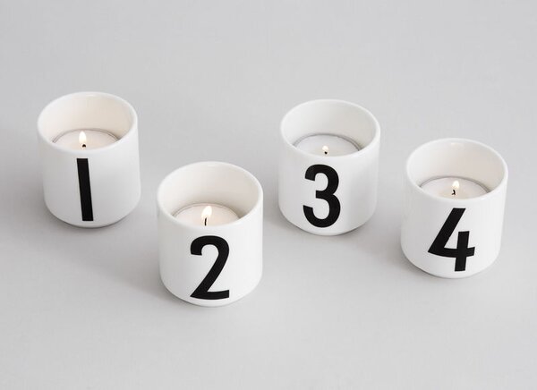 Design Letters Sada hrníčků na espresso - White DL183