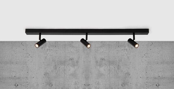 Stmívatelné LED spoty na liště NORDLUX Omari Varianta: 120 x 35 x 1180 mm, 5 x 3,2 W, LED, černá