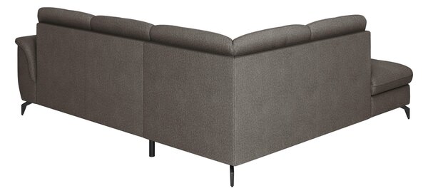 ROHOVÁ SEDAČKA, textil, barvy grafitu Sit & More - Sedací soupravy, Online Only