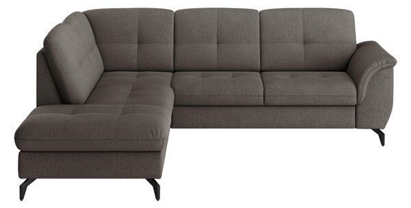 ROHOVÁ SEDAČKA, textil, barvy grafitu Sit & More - Sedací soupravy, Online Only