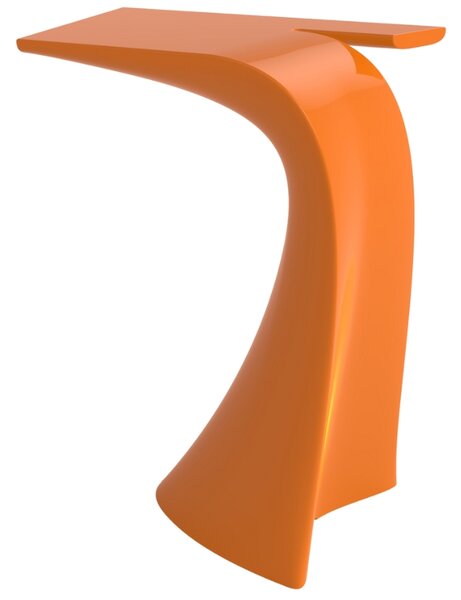 VONDOM Oranžový plastový barový stůl WING 76 x 50 cm
