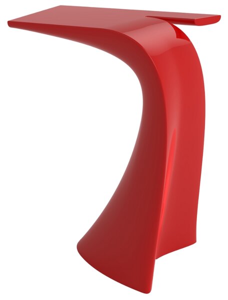 VONDOM Červený plastový barový stůl WING 76 x 50 cm