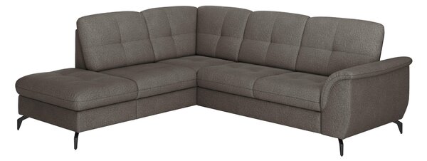ROHOVÁ SEDAČKA, textil, barvy grafitu Sit & More - Sedací soupravy, Online Only