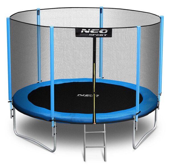 Zahradní trampolína 8ft/252 cm s vnější sítí a žebříkem Neo-Sport