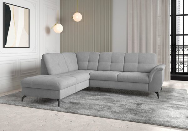 ROHOVÁ SEDAČKA, textil, šedá Sit & More - Sedací soupravy, Online Only