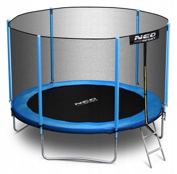 Zahradní trampolína 8ft/252 cm s vnější sítí a žebříkem Neo-Sport