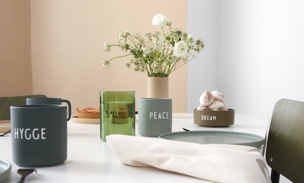 Design Letters Porcelánový hrnek HYGGE - Green DL170