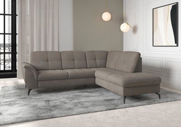 ROHOVÁ SEDAČKA, textil, jílová barva Sit & More - Sedací soupravy, Online Only