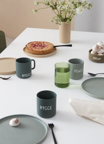 Design Letters Porcelánový hrnek HYGGE - Green DL170