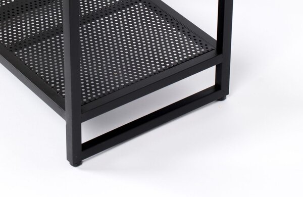 Černá kovová vinotéka ZUIVER CANTOR S 180 x 45 cm
