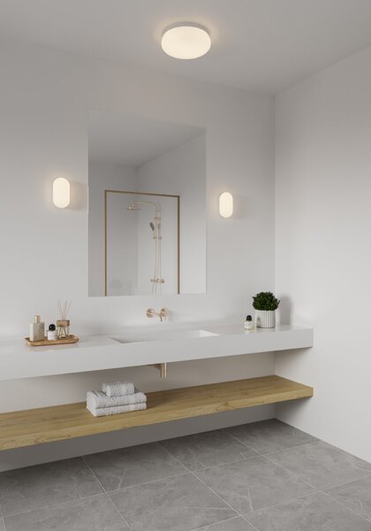 Nástěnné stmívatelné LED světlo NORDLUX Foam IP44 Varianta: 110 x 210 mm, E27, bílá