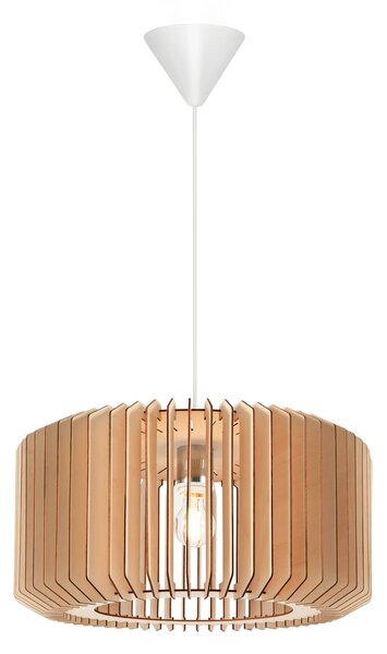 Nordlux 2213143014 Asti, dřevěný lustr s lamelami, 1xE27, průměr 50cm
