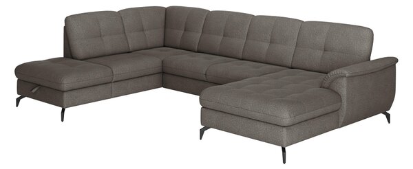 SEDACÍ SOUPRAVA, textil, barvy grafitu Sit & More - Sedací soupravy, Online Only