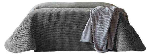 Textil Antilo Přehoz na postel Madeira, šedozelený, sada se 2 povlaky na polštáře 70x50 cm Rozměr: 270x270 cm