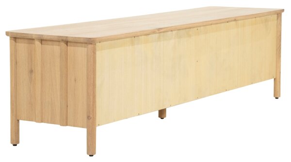 Eleonora Dubový TV stolek Jake 183 x 47 cm