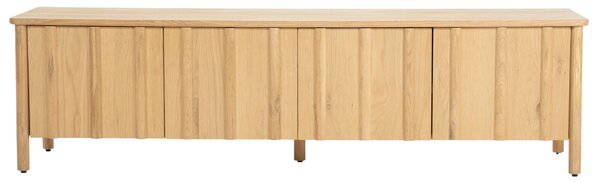 Eleonora Dubový TV stolek Jake 183 x 47 cm