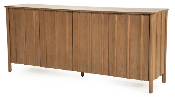 LÉTO -15% Eleonora Hnědá dubová komoda Jake 183 x 47 cm