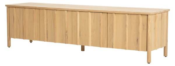 Eleonora Dubový TV stolek Jake 183 x 47 cm