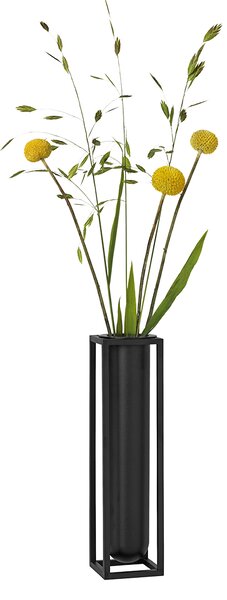 Audo Copenhagen Váza Kubus Flora - Black BLS200