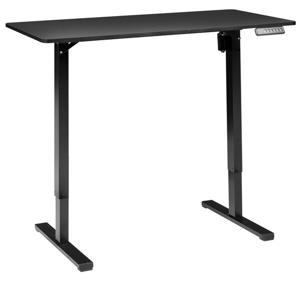 Elektricky výškově nastavitelný pracovní stůl TAVARES Černá 120 cm 60 cm