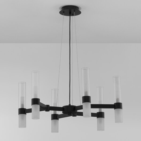 Skleněné závěsné světlo Nova Luce Century 70 cm
